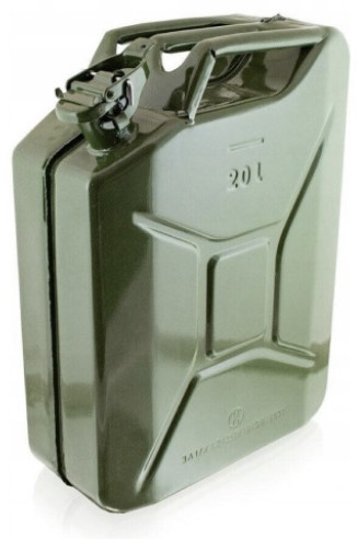 Каністра металева вертикальна 20л TM DM PROF